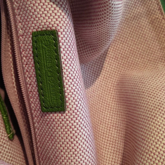 Dooney & Bourke Green Leather Satchel Shoulder Bag - Picture 6 of 6